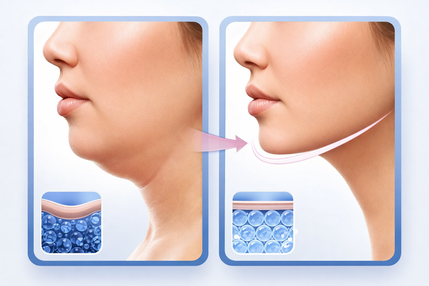 Masajeador/reductor papada Facial Lifting V-LineLED